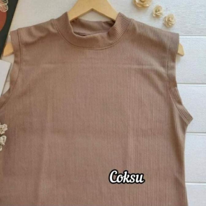 【F⚡ASH SALE✅】 ( BISA COD) INNER DRESS RAJUT TANPA LENGAN { M L XL XXL } | INNER KNIT RAJUT TANPA LEN