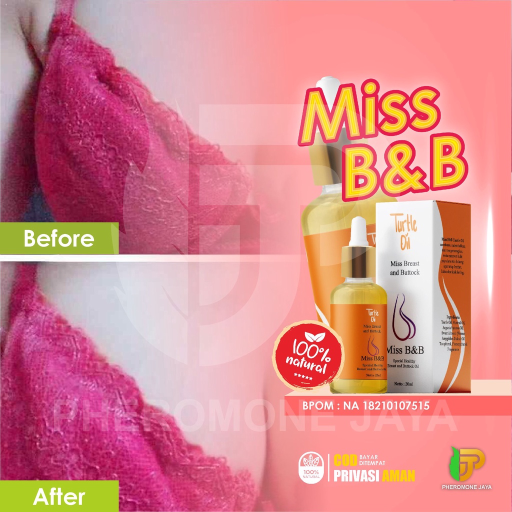 MISS B&B SERUM - pembesar payudara - busfit pembesar payudara nasa - alami - original - serum lacoco