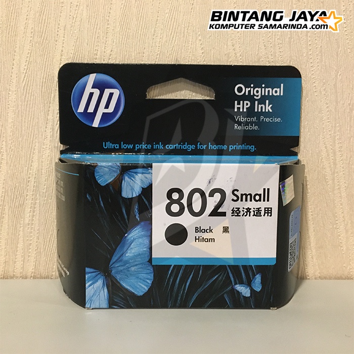 Cartridge Printer HP 802 Small Warna/hitam