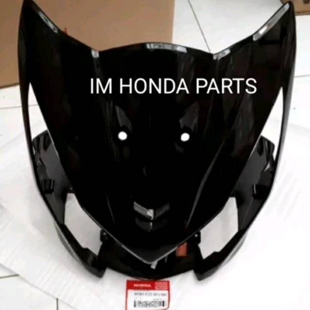 Cover tameng body depan Honda beat fi 2012-2015 hitam original