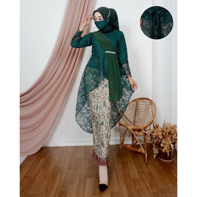 Kebaya soraya set kebaya brukat selendang/ketelan kebaya soraya /kebaya selendang /set kebaya soraya terbaru/kebaya wisuda/kebaya kondangan/kebaya srikandi/kebaya tunik /kebaya pesta /kebaya murah