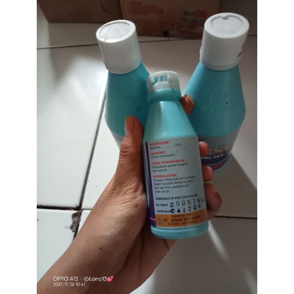 Alkohol Seino/ antiseptik/alkohol pembersih luka