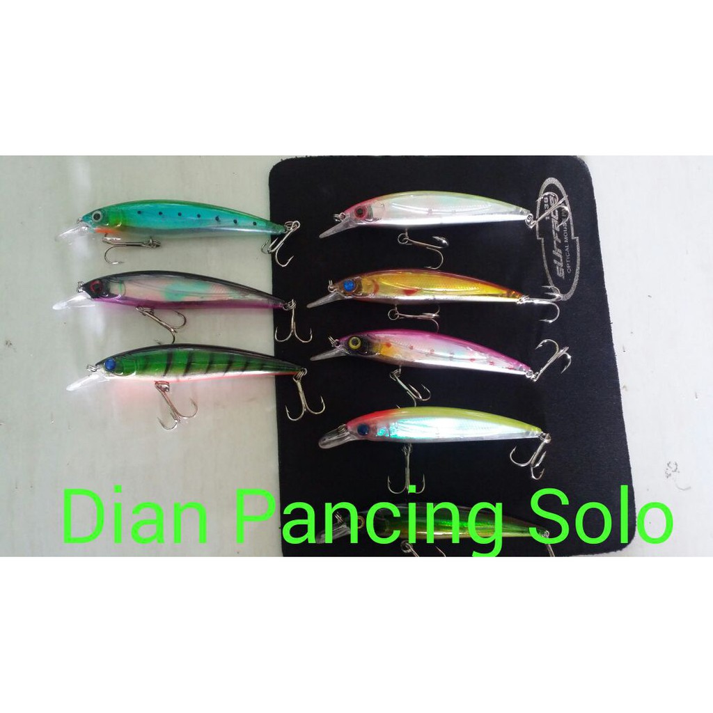 Umpan Mancing Tiruan Berbentuk Ikan Panjang 10 cm Berat 7.2 gr / Umpan Miinow / Umpan Casting