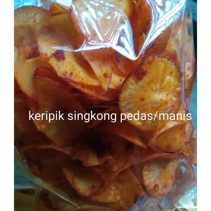 

keripik ubi pedas manis sekilo