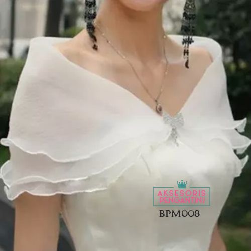 [SIAP KIRIM] BOLERO PESTA WEDDING WANITA AKSESORIS CARDIGAN PENGANTIN BPM008