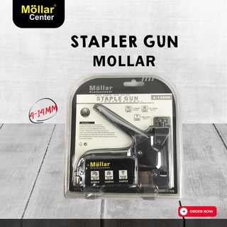 Staple Gun 3 in 1 MOLLAR Staples Stapler Tembak Tacker Hekter Heckter 3Way Jok Kulit Kardus Dekor