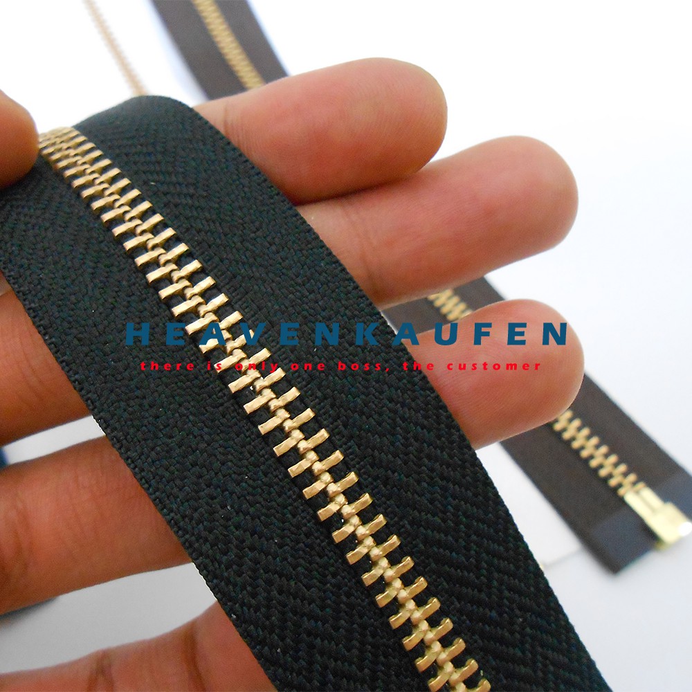 Resleting (Zipper) YKK 25 cm Gigi Besi Bolak-Balik