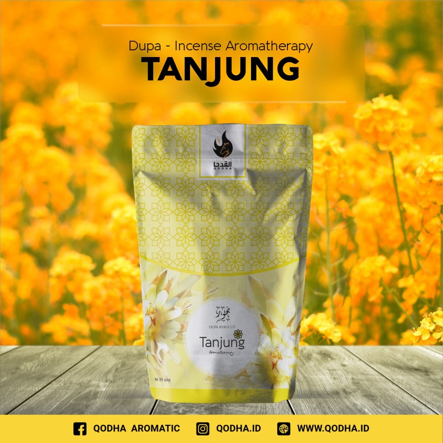 Bukhur Buhur Dupa Kerucut Aromaterapi Qodha isi 50 Pcs Aroma TANJUNG