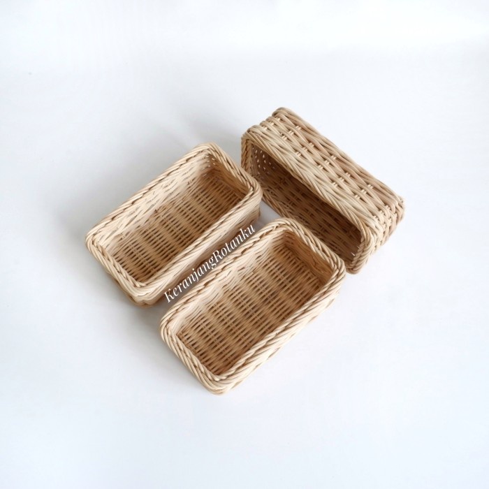 

Ready Keranjang Rotan Persegi Panjang kecil Murah