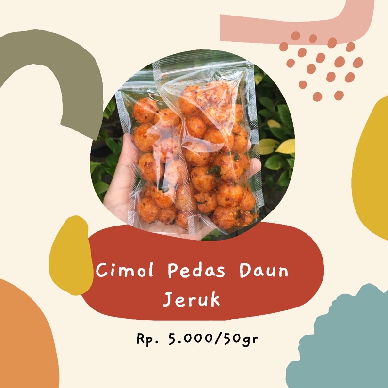 

Cimol pedas daun jeruk