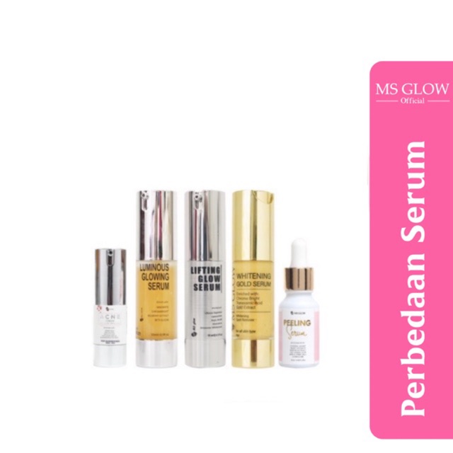  Kegunaan  masing masing serum  MS glow Shopee Indonesia