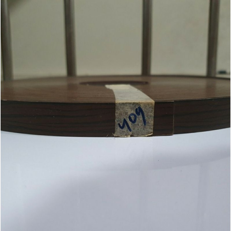 409 Edging HPL Taco Woodgrain Tebal 2 mm Lebar 22 mm Motif Serat Urat Kayu