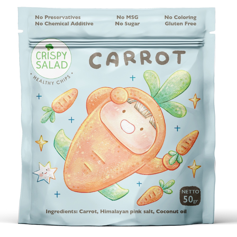 

Crispy Salad Carrot 50 gram