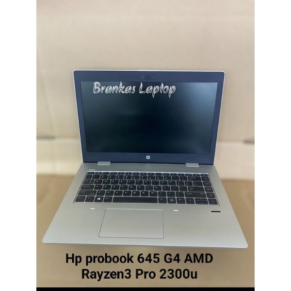 hp Probook 645 G4 AMD Rayzen3 Pro 2300u Ram memory 8 GB / SSD 256 GB Laptop Pelajar Atau mahasiswa E