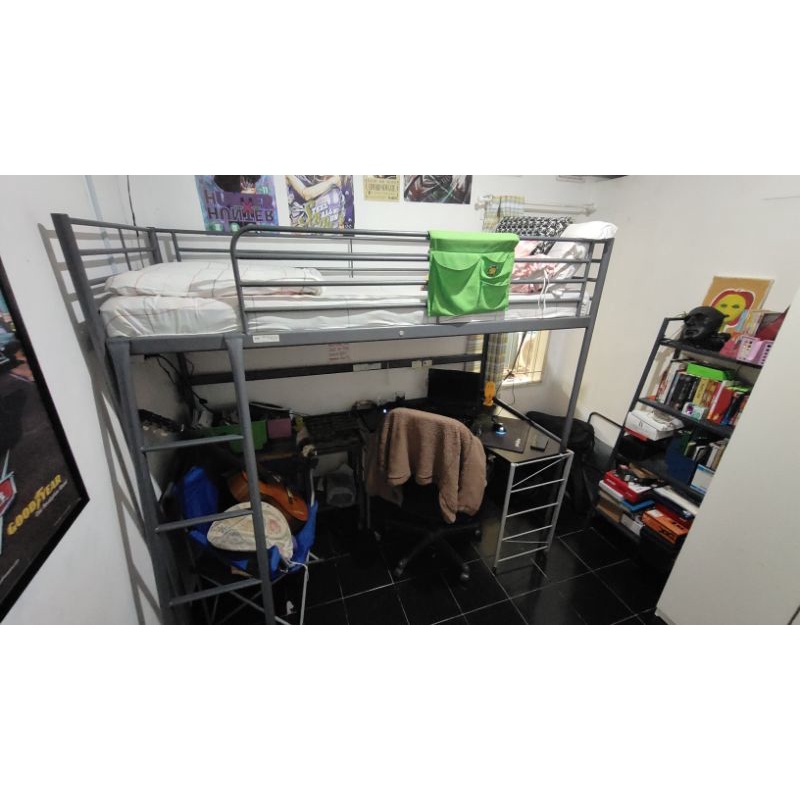 svarta ikea bunk bed