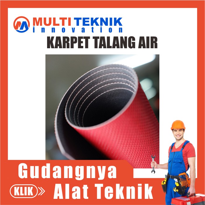 Karpet Talang Air Merah Atap Rumah Genteng Anti Bocor Alumunium Aluminium 55 90 110 Cm MT184