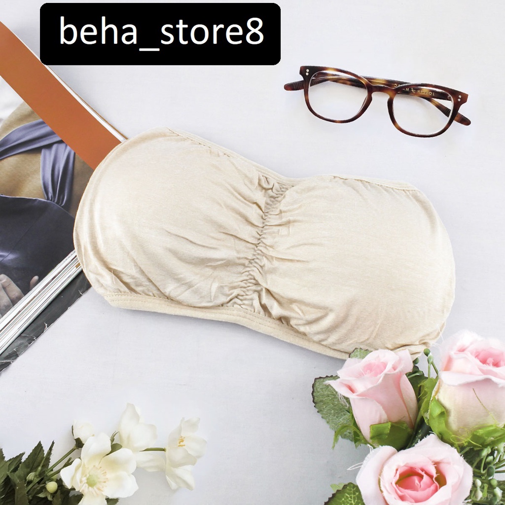 Bh Bra Kemben Import Sexy Bahan Katun Tanpa Kawat Busa Tipis Tanpa Tali