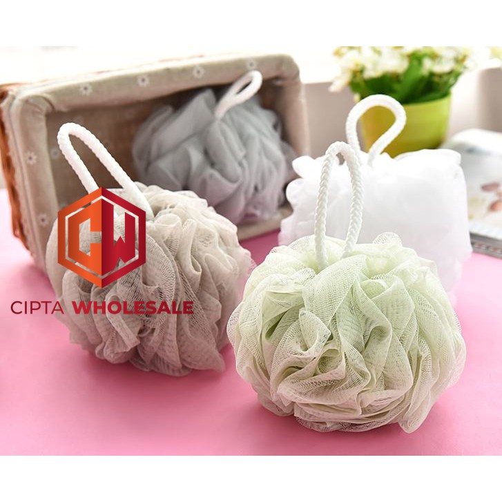 Shower Puff Premium Spons Sikat Mandi Bath Ball Flower Foam