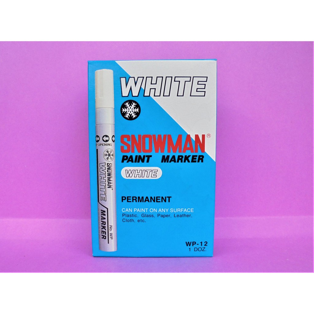 

Spidol White Snowman Marker WP-12 Med B