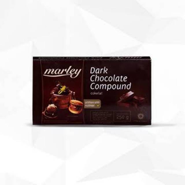 

COKLAT MARLEY DARK CHOCOLATE COMPOUND 250gr