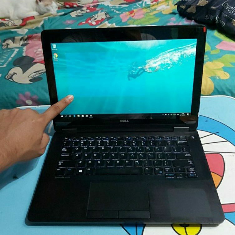 Laptop Dell Latitude E7270 Cor i5-6300U Gen 6 Ram 8GB SSD 256GB FHD IPS Touchscreen Keyboard Backlight-1