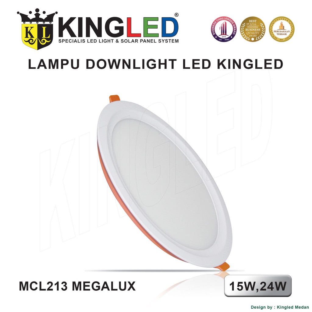 KINGLED Lampu Plafon LED 10 Watt 15 Watt 24 Watt / DownLight LED 15 Watt 24 Watt