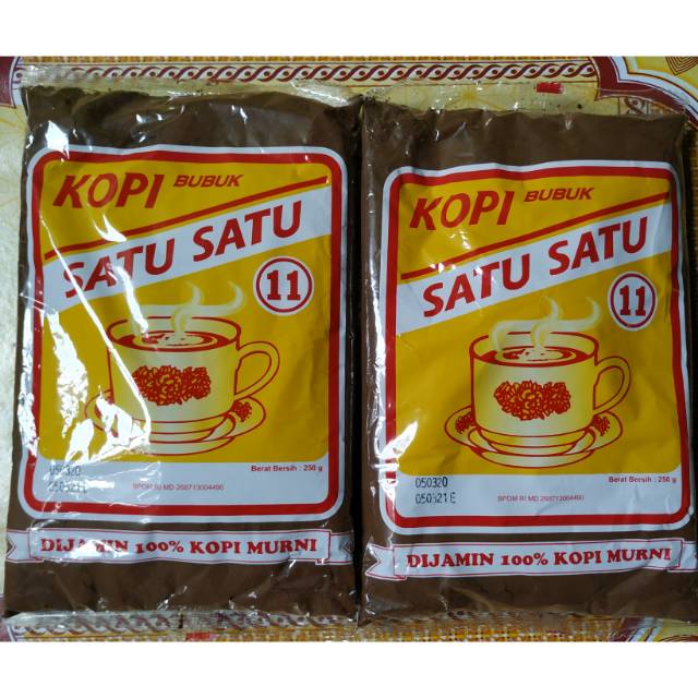 

Kopi Bubuk Satu Satu 250 gram