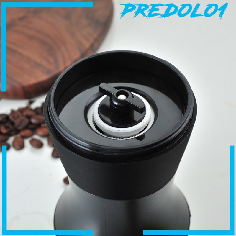 [PREDOLO1] Portable Manual Coffee Hand Grinder ABS Plastic Clear for Travel Camping