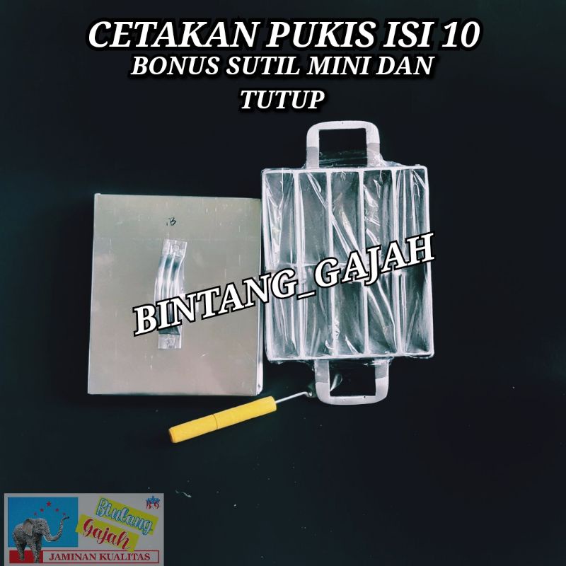 CETAKAN KUE PUKIS JUMBO ISI 10