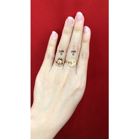 Cincin koin emas asli 375/8k
