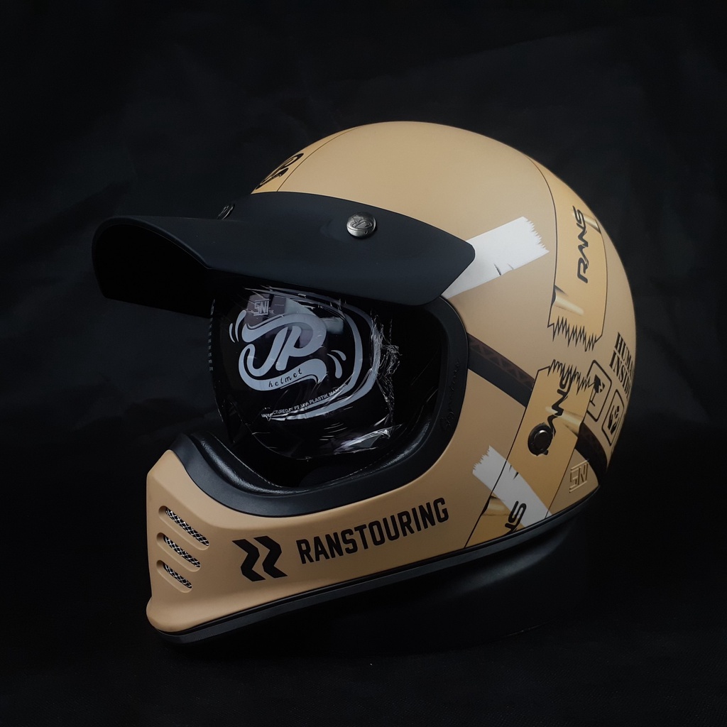 Helm cakil JPX JP Retro signature MOTIF rans