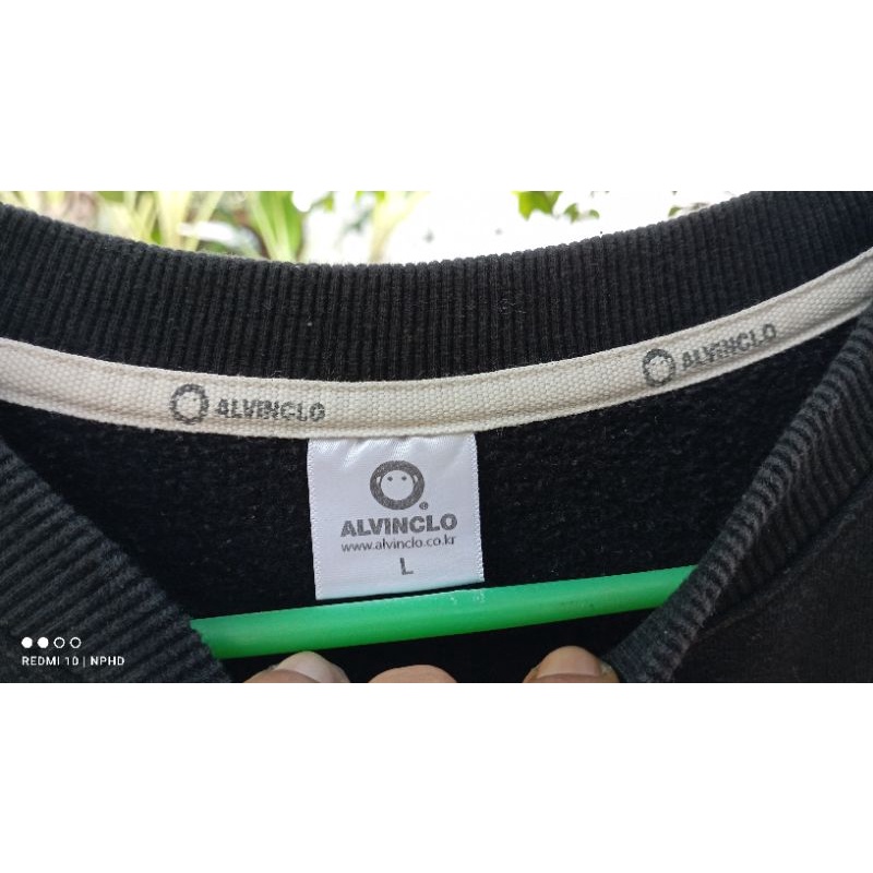 crewneck alvinclo original lengan balon