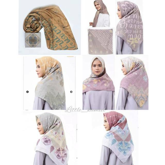 SALE Wening scarf / hanacaraka scarf/ langgam scarf ria Miranda