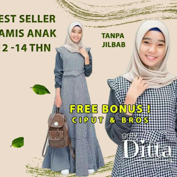 Baju Gamis Anak Remaja Tanggung Perempuan Terbaru Usia 13 - 15 Tahun