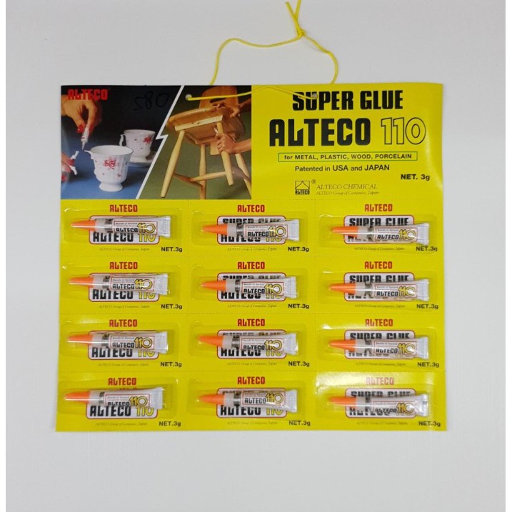 

LEM ALTECO 110-12 SP PER LEMBAR ISI 12 | SUPER GLUE