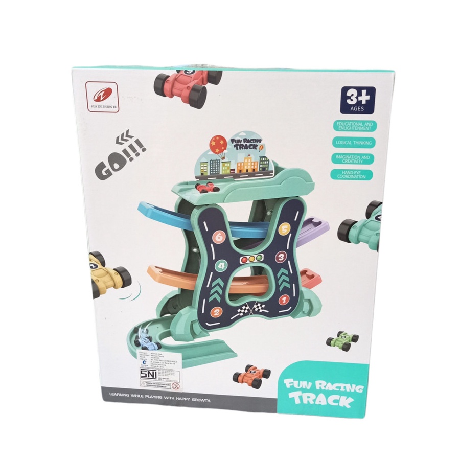 NEW PRODUK Mainan Edukasi Anak Laki-laki Selucuran Mobil Balap Track / MAINAN TRACK MOBIL MOBILAN SLIDING ZIG ZAG FUN RACING TRACK / Mobil Mobilan Murah Kado Anak Cowok 3 4 5 6 Tahun