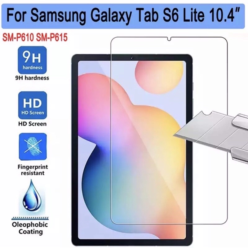 Anti Gores Samsung Tab S6 Lite 10.4 / Tempered Glass Tablet Samsung S6Lite