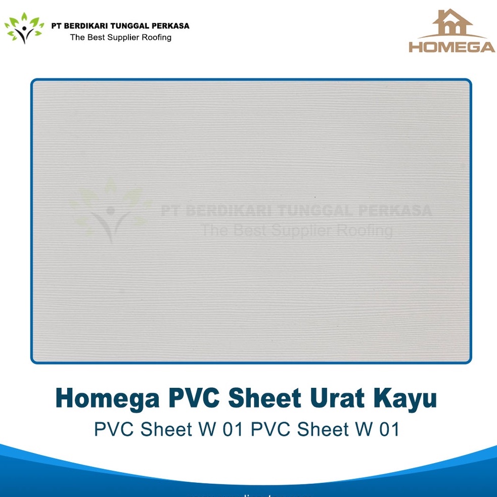 PVC Lembaran / Homega PVC Sheet Urat Kayu