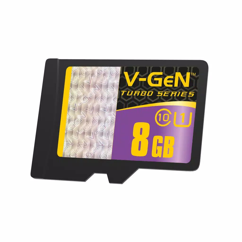 Micro SD 8 GB Turbo Series Class 10 100MB/s V-GeN (Non Adapter)