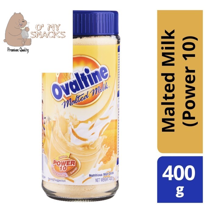 

Ovaltine Instant Malt Drink Powder Jar - Malted Milk (Power 10) 400g