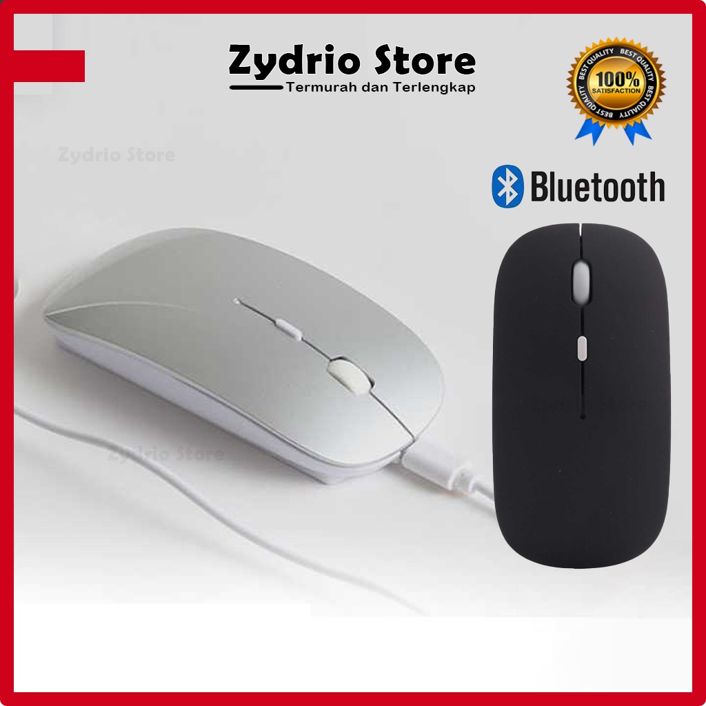 Bluetooth Mouse Wireless Rechargeable 5.2 Desain Elegan Ergonomi Murah