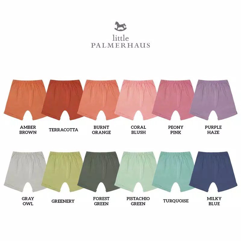 Little Palmerhaus Basic Cotton shorts Celana pendek anak 1-3 tahun