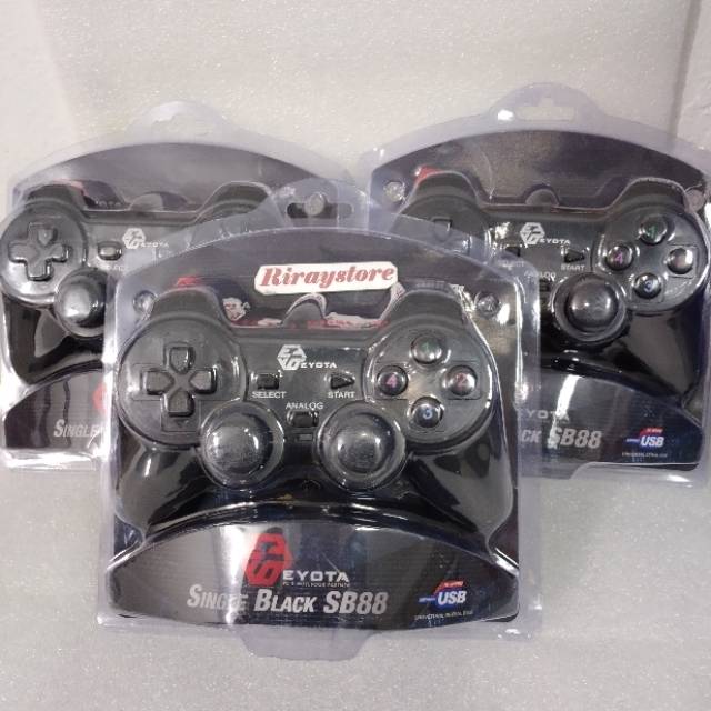 Gamepad Joystik Stik PS 2 ps3 Single Getar For PC - Stik Eyota