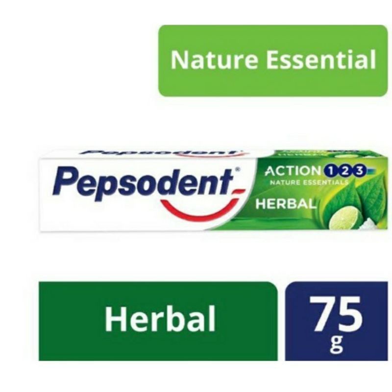 pepsodent herbal 75gr / pastagigi pepsodent herbal 75gr