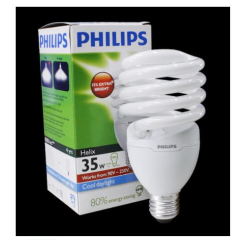 LAMPU PHILIPS HELIX 35 WATT 35 W CDL CoolDayLight PUTIH