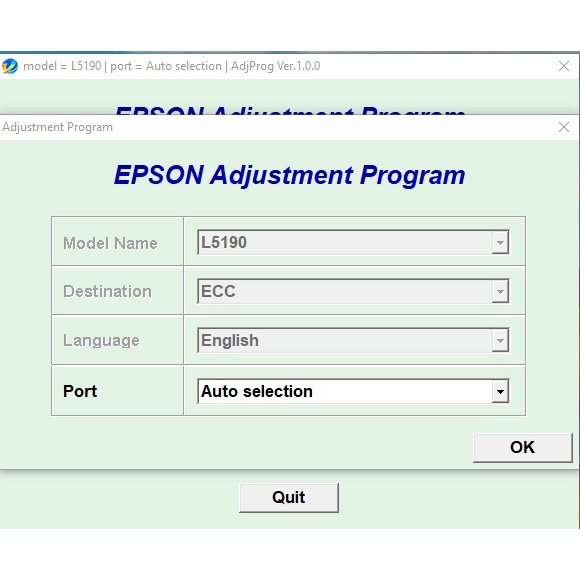 Software Resetter Epson L5190 + Video Cara Aktivasi Dan Reset Printer