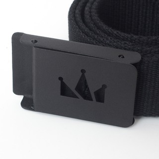 Image of Screamous Belt CROWN LOGO BLACK