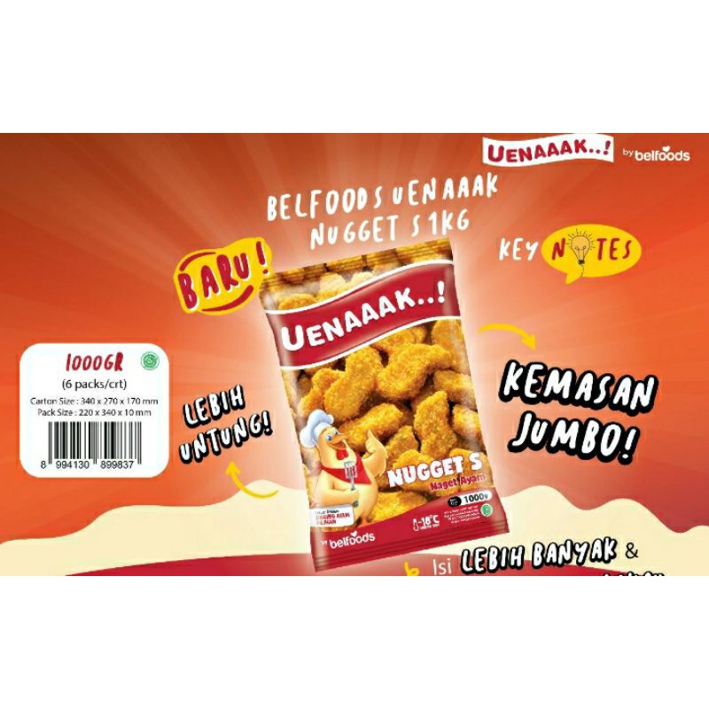 

naget belfoods 1kg