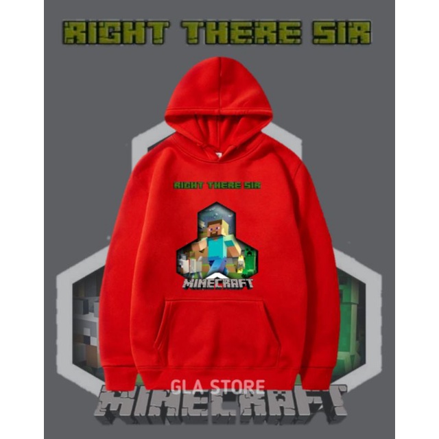 Jual Hoodie anak terbaru game Minecraft/jaket game Minecraft hoodie