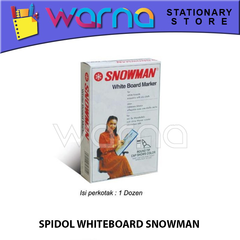 

SPIDOL WHITEBOARD SNOWMAN WARNA